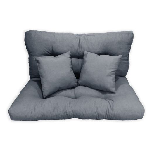 Imagen de Colchonetas para palets de sofa gris oscuro