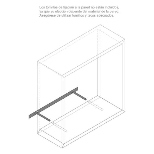 Imagen de Estantería para Pared en 3 Cubos Roble Blanco
