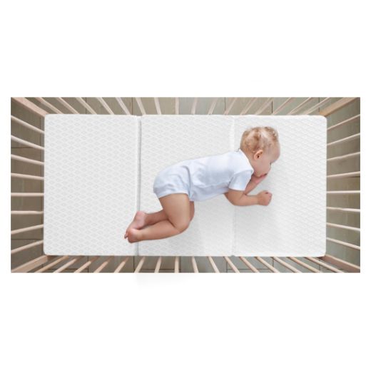 Imagen de Colchón de Cuna para Bebé Plegable y Desenfundable 120x60 cm