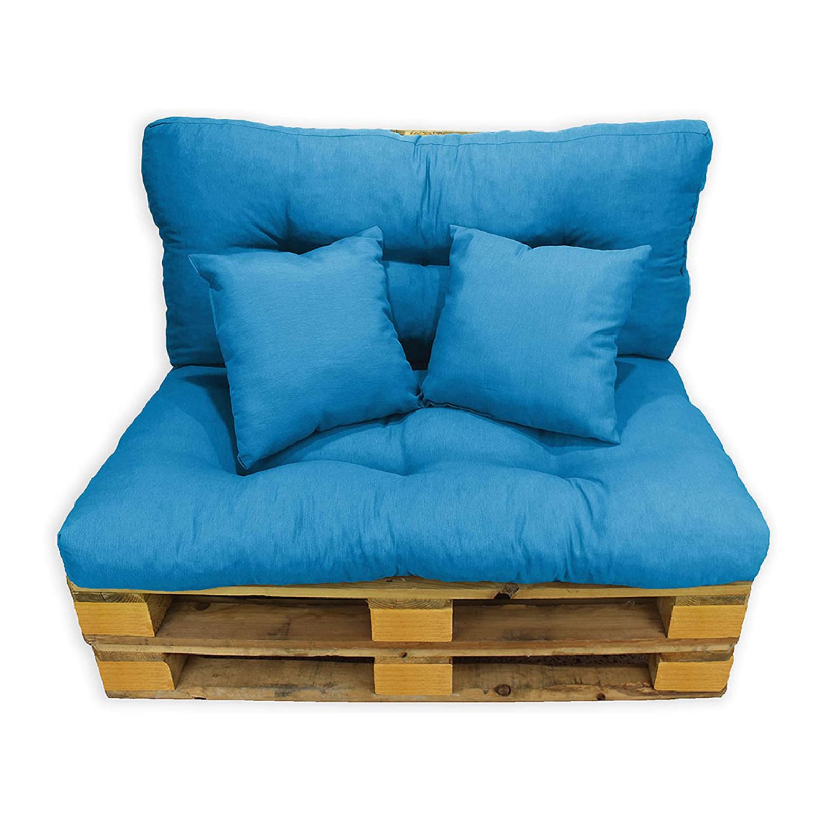 Imagen de Cojines para palets de sofá azul
