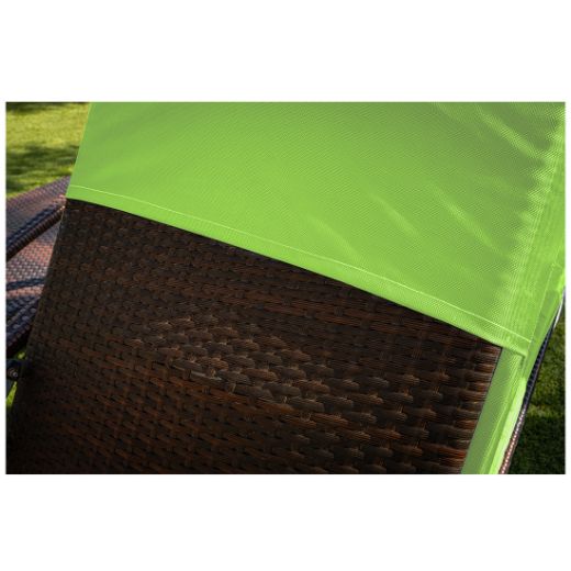 Imagen de Cojin para hamacas exterior o tumbona pistacho impermeable