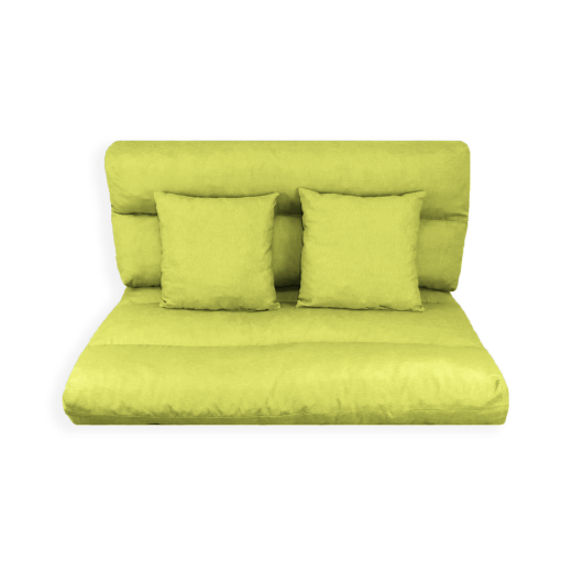 Imagen de Colchoneta para sofa de palets pistacho desenfundable