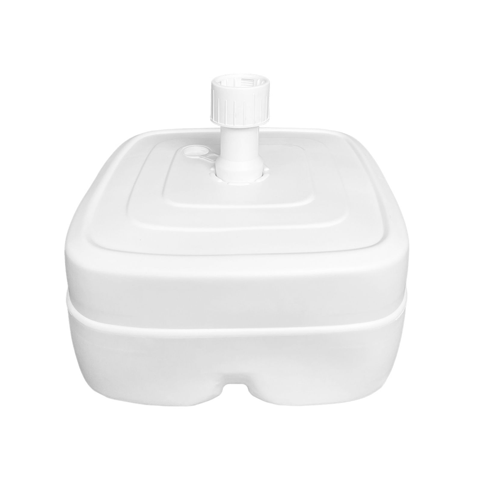 Imagen de Base de Sombrilla Rellenable 45 litros 47x47x22 cm Blanco