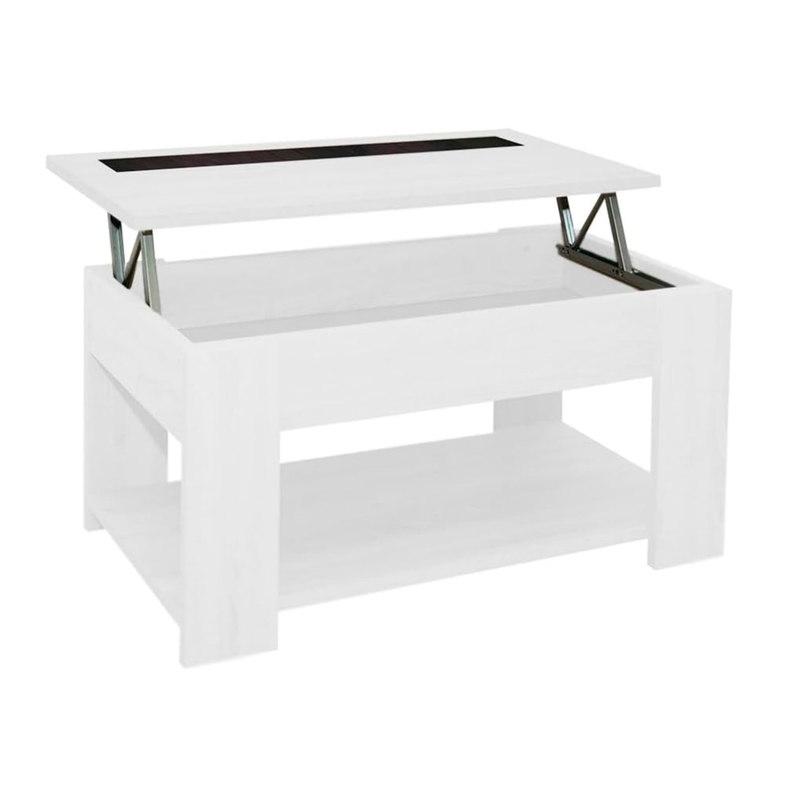 Imagen de Mesa de Centro Elevable 46x90x50 cm Blanco Agueda